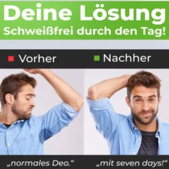 Seven Days Deo Antitranspirant Roll On Ohne Parfüm 50 ml