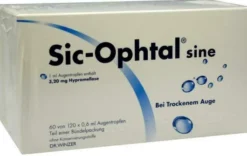 Sic-Ophtal Sine 120 X 0,6 ml Augentropfen