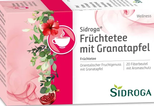 Sidroga Wellness Früchtetee Mit Granatapfel 20 Filterbeutel