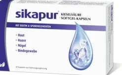 Sikapur Kieselsäure Softgel 30 Kapseln M