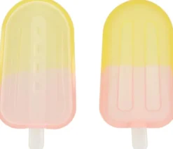 Silikon-Eisformen Gelb-Orange 2 Stück