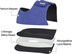 Silikon Fersenmanschette, Größe 35-40, 1 Paar
