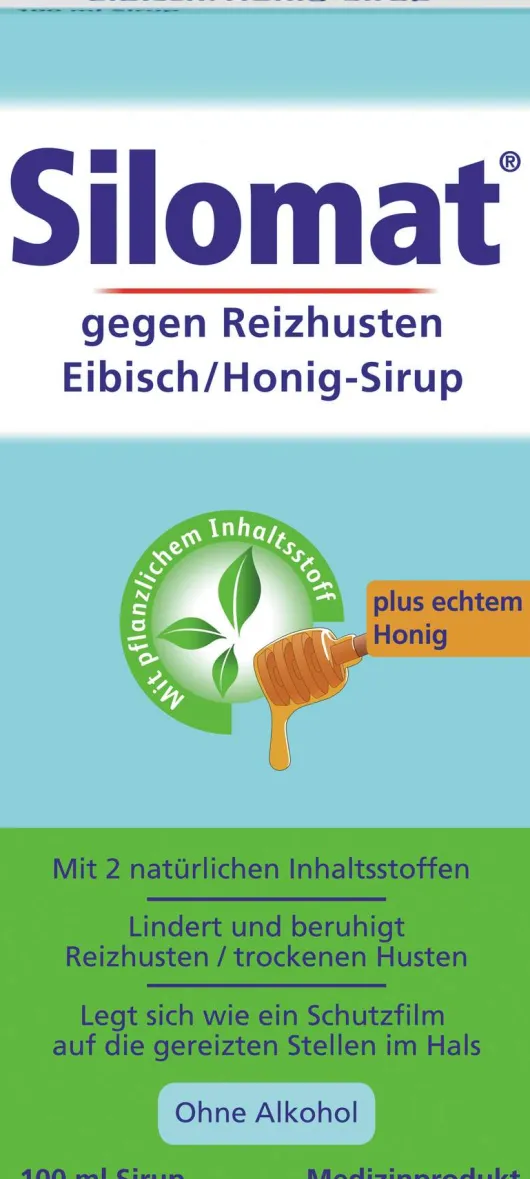 Silomat gegen Reizhusten Eibisch Honig Sirup 100 ml