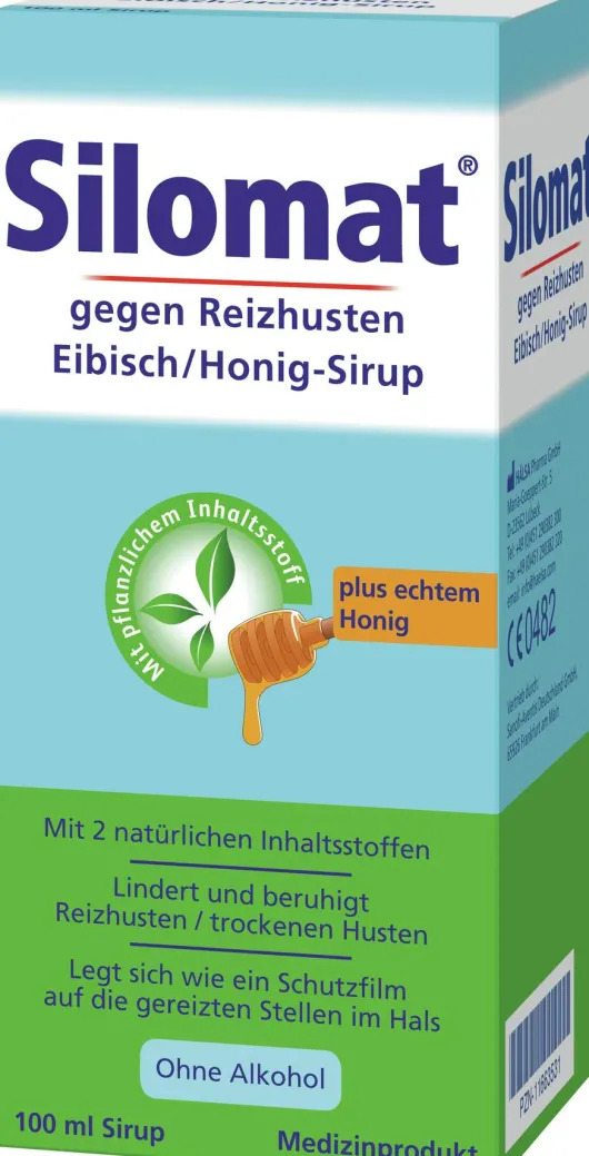 Silomat gegen Reizhusten Eibisch Honig Sirup 100 ml