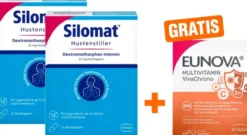 Silomat Hustenstiller Dextromethorphan Intensiv 2 x 12 Hartkapseln + gratis Eunova VivaChrono 2 x 10 Tabletten