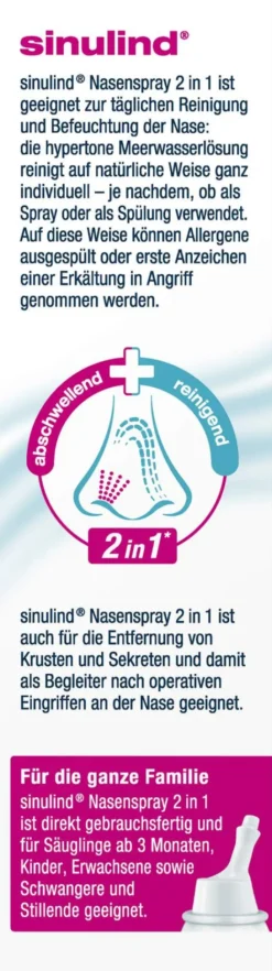 Sinulind 2in1 Nasenspray 50 ml
