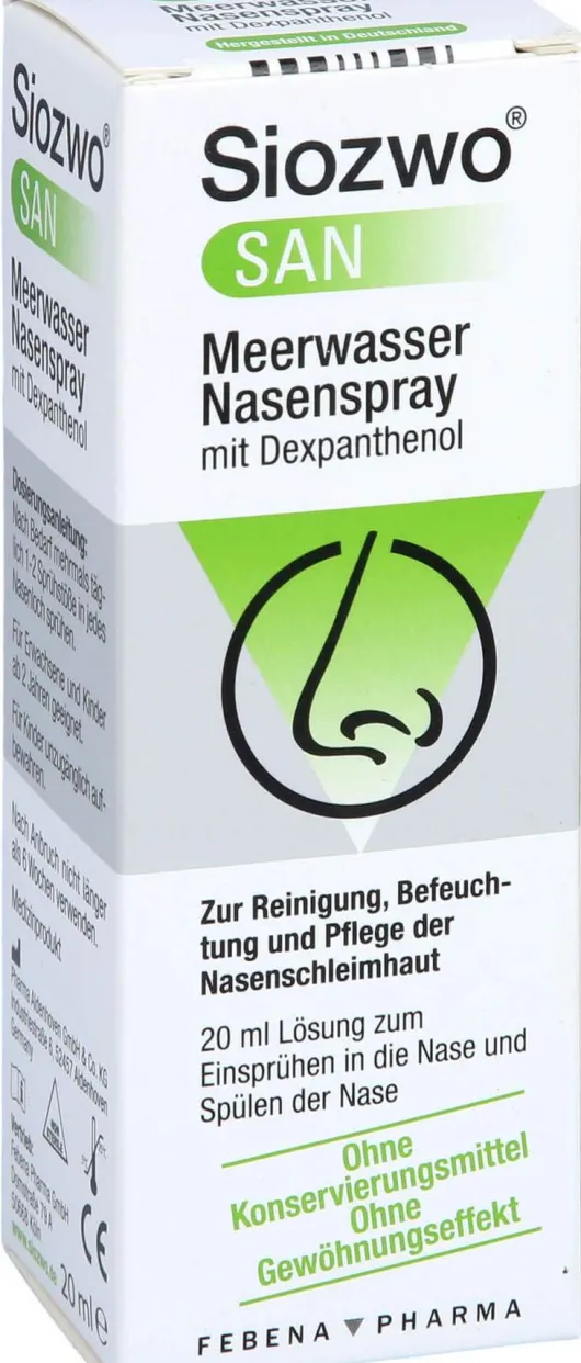 Siozwo San Meerwasser Nasenspray M. Dexpanthenol 20 ml