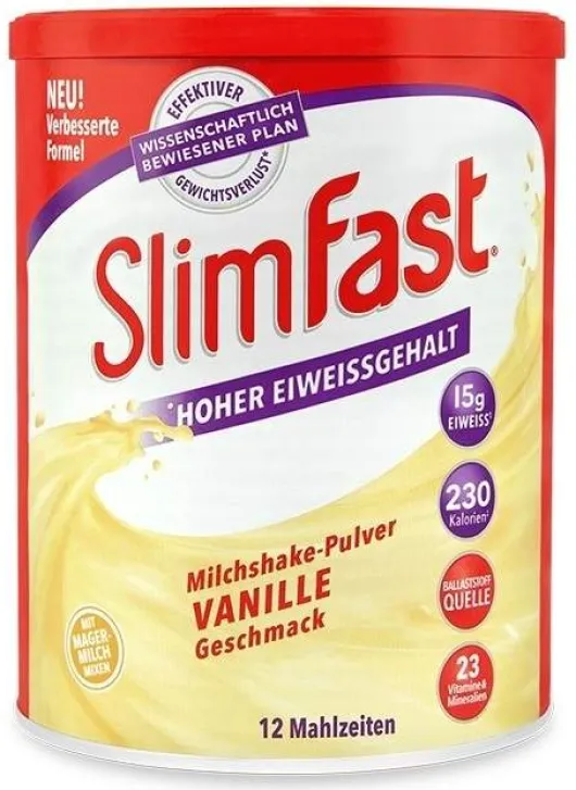Slim Fast Drink Vanille 438 g Pulver