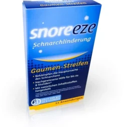 Snoreeze Schnarchlinderung Gaumenstreifen 14 Streifen