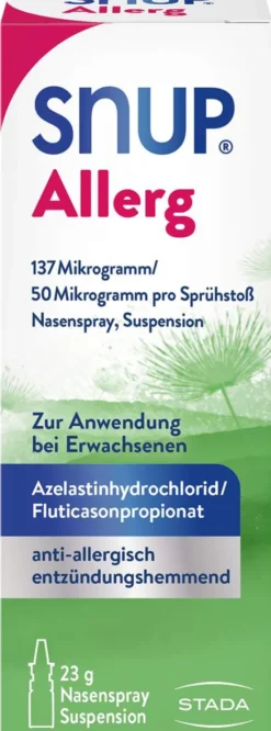 Snup Allerg Nasenspray mit Azelastin und Fluticason 23 g