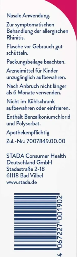 Snup Allerg Nasenspray mit Azelastin und Fluticason 23 g