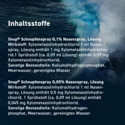 Snup Schnupfenspray 0,1 % Nasenspray 10 ml