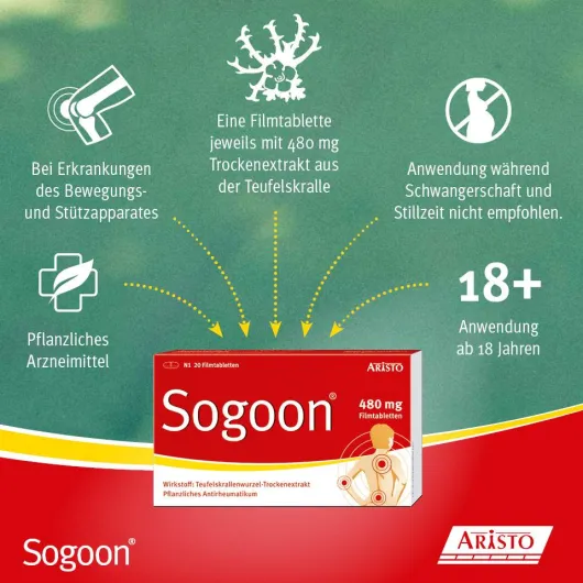 Sogoon Teufelskralle 20 Filmtabletten
