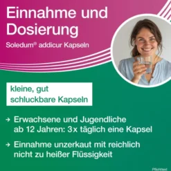 Soledum addicur 200 mg 100 magensaftresistente Weichkapseln