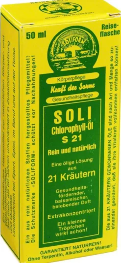 Soli Chlorophyll Öl S 21 50 ml Öl