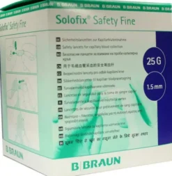 Solofix Safety Fine Lanzetten 25 G X 1,5 mm 200 Stück
