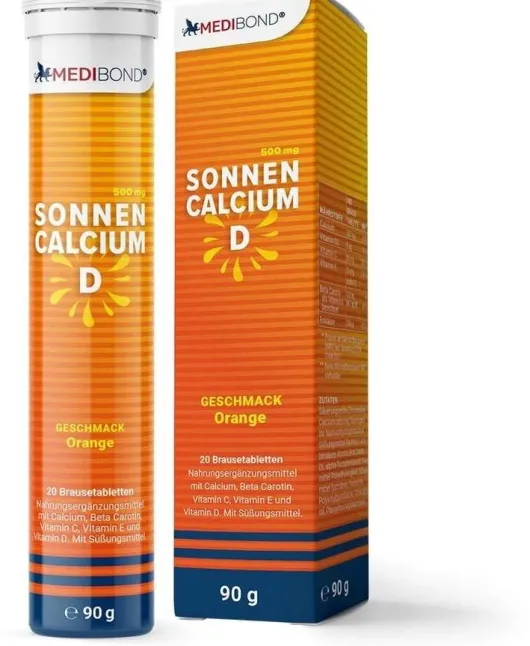 Sonnencalcium D Medibond Brausetabletten 20 Stück