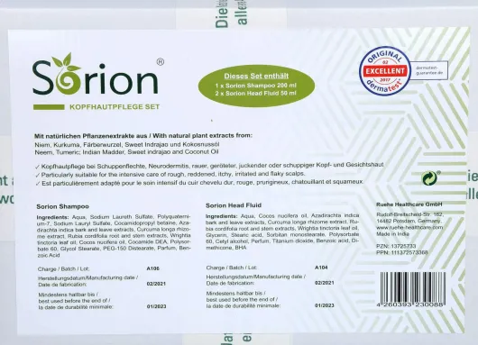 Sorion Shampoo & 2 X Sorion Head Fluid 1 Stk