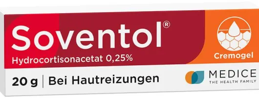 Soventol HydroCortisonAcetat 0,25% 20 g Creme