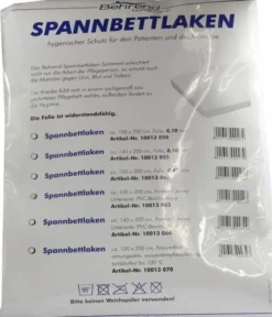 Spannbettlaken Frottee 100 X 200 cm