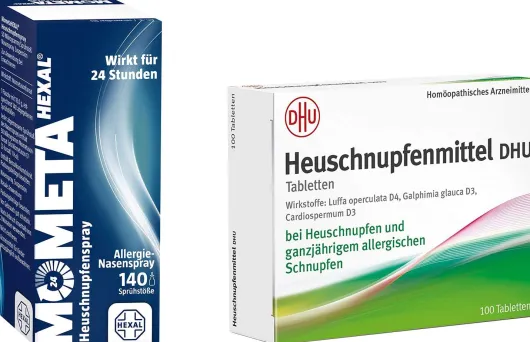 Sparset Allergie Mometahexal Heuschnupfenspray 50 µg 140 Sprühstöße 18 g + Heuschnupfenmittel DHU 100 Tabletten