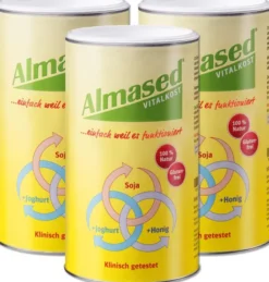Sparset Almased Vital - Pflanzen - Eiweißkost 3 x 500 g Pulver