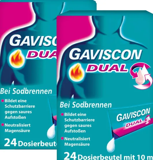 Sparset Gaviscon Dual 48 x 10 ml Suspension