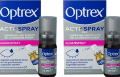 Sparset Optrex ActiSpray 2in1 2 x 10 ml für trockene + gereizte Augen