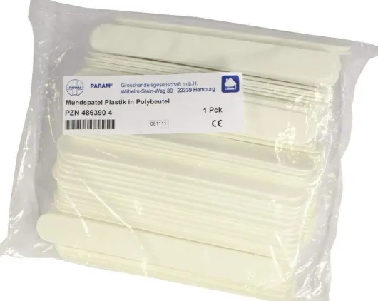 Spatel Mund Plastik