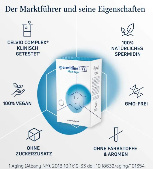spermidineLIFE Memory+ 60 Kapseln