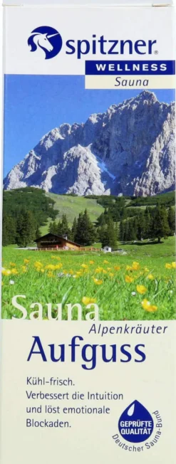 Spitzner Saunaaufguss Alpenkräuter Wellness 190 ml