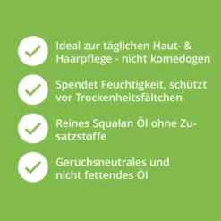Squalan Öl Haut & Haare Pflanzlich 30 ml