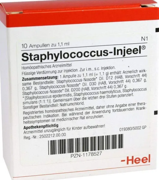 Staphylococcus Injeel 10 Ampullen