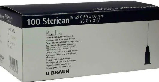 Sterican Kanülen 23 G X 3 1°8 0,6 X 80 mm 100 Kanülen