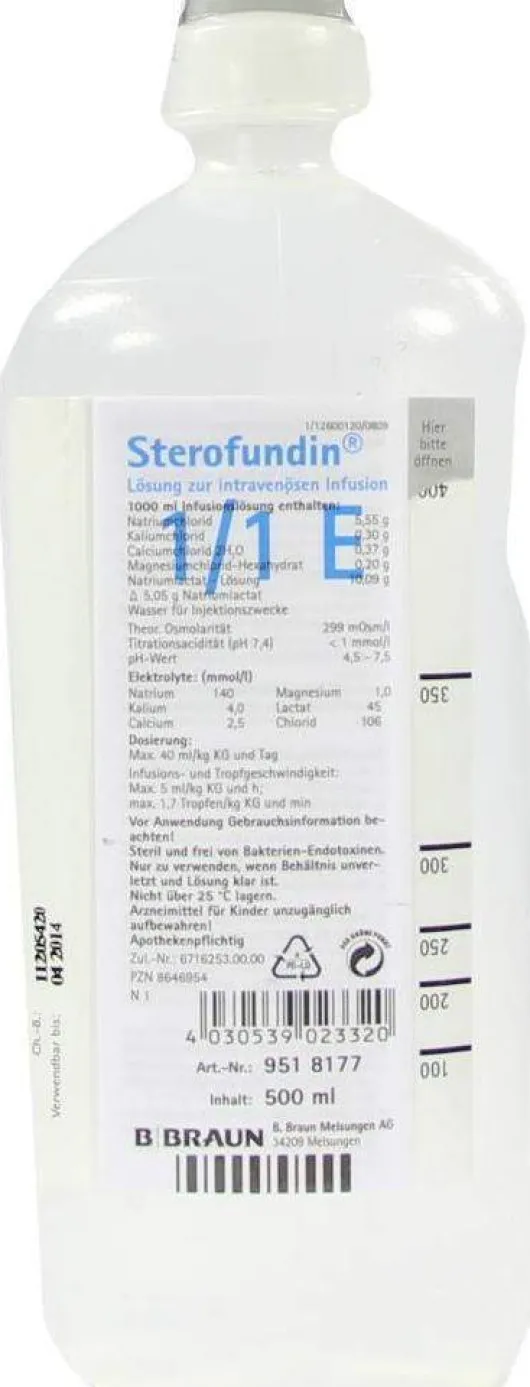 Sterofundin Ecoflac Plus 500 ml Infusionslösung