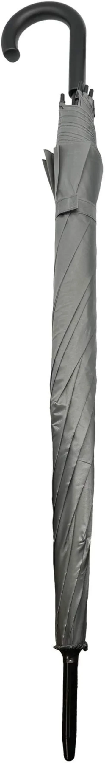 Sturm Regenschirm 65 cm grau