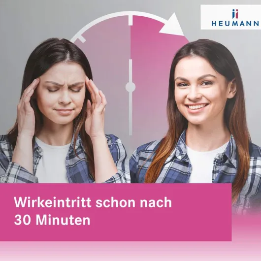 Sumatriptan Heumann bei Migräne 50 mg 2 Filmtabletten