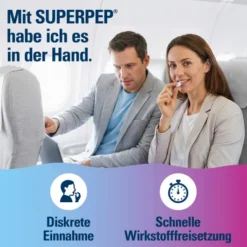 Superpep wirkstoffhaltiges Kaugummi 20mg 20 Stück