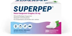 Superpep wirkstoffhaltiges Kaugummi 20mg 20 Stück