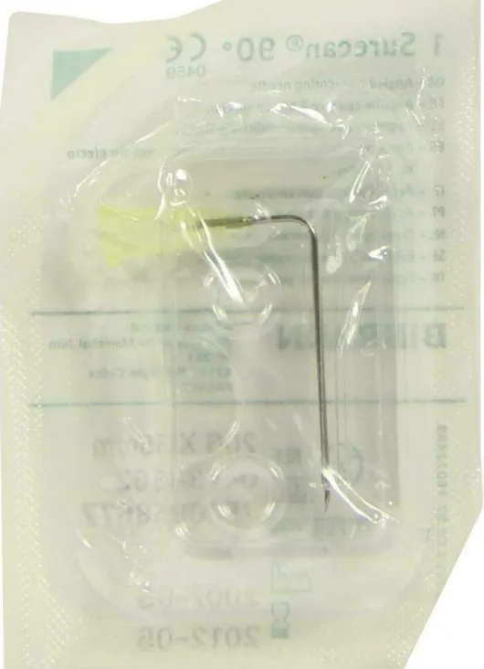 Surecan 90° 20gx35mm Kanüle