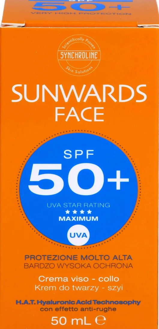 Synchroline Sunwards Face Creme Spf 50+ 50 ml