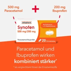 Synofen 500 mg - 200 mg 10 Filmtabletten