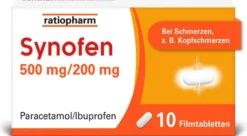 Synofen 500 mg - 200 mg 10 Filmtabletten