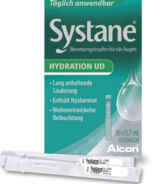 Systane Hydration UD Benetzungstropfen für die Augen 30 x 0.7 ml Augentropfen