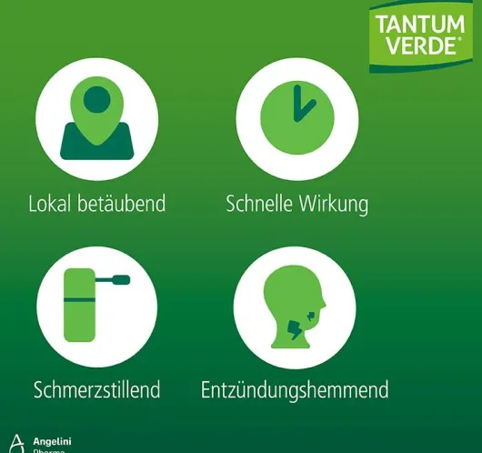 Tantum Verde 3 mg mit Zitronengeschmack 20 Lutschtabletten
