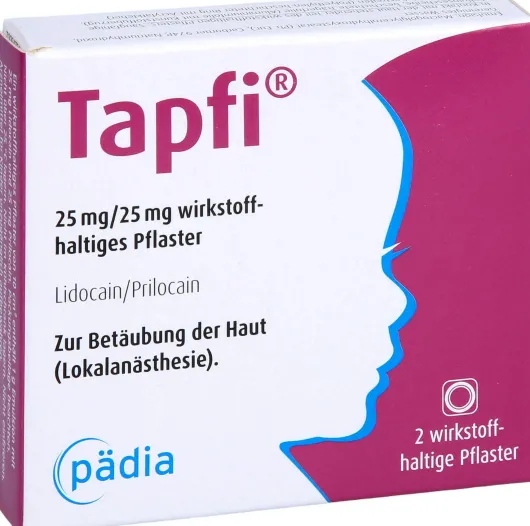 Tapfi 25 mg und 25 mg Wirkstoffhaltiges Pflaster 2 Stück