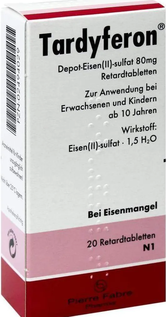 Tardyferon Retardtabletten 20 Stück