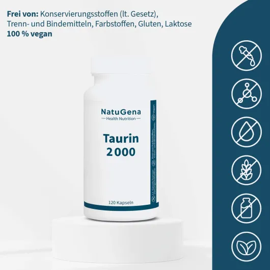 Taurin 2000 120 Kapseln