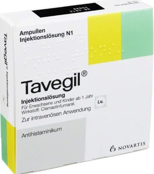 Tavegil Injektionslösung 2mg Pro 2ml