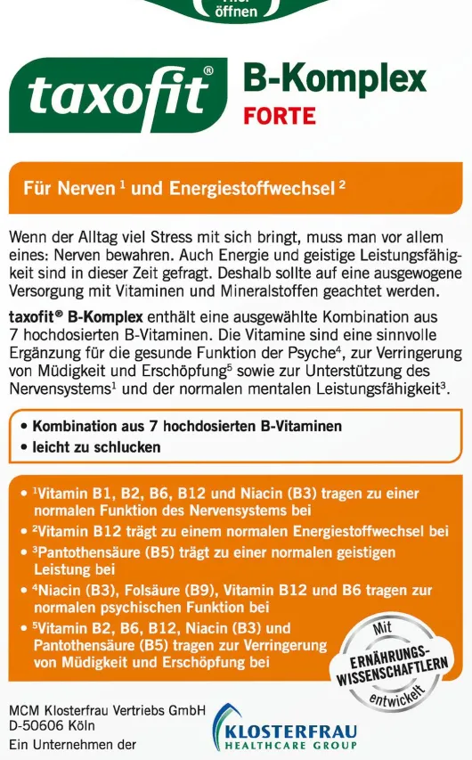 Taxofit B - Komplex 40 Tabletten